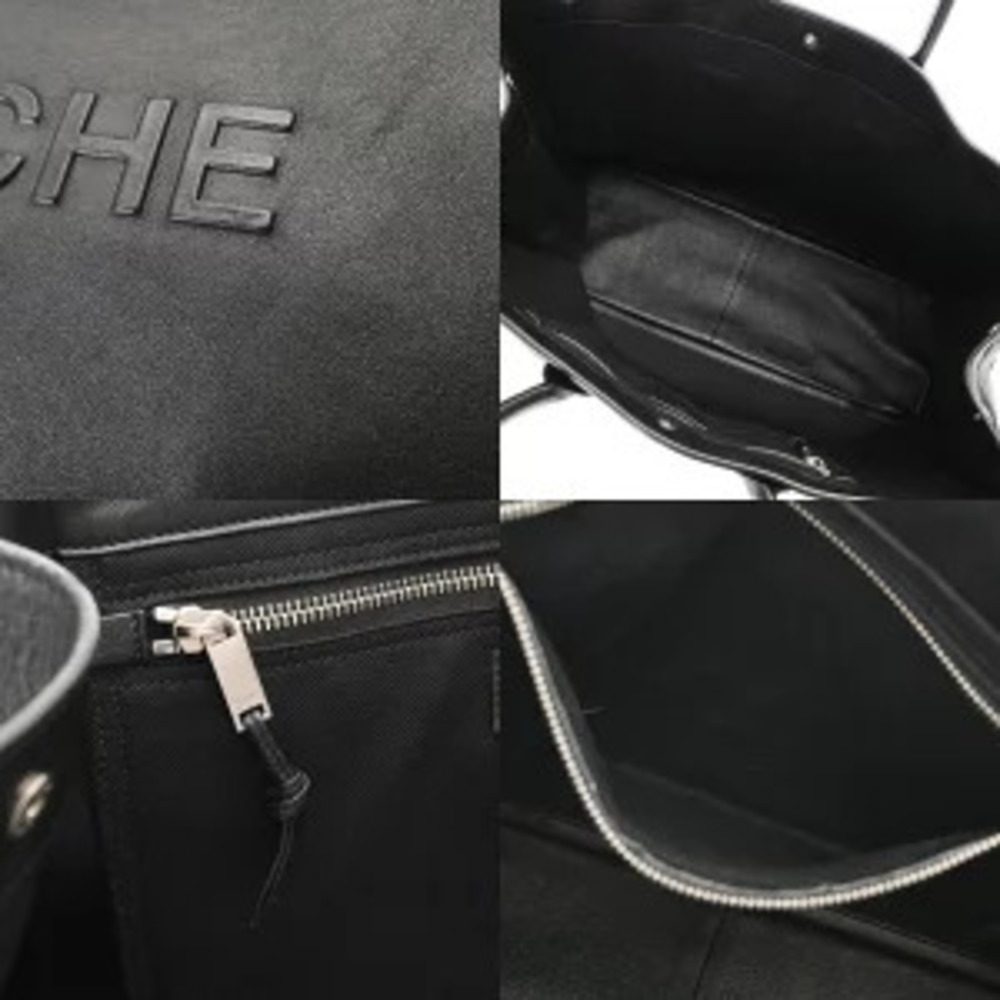 Saint Laurent Rive Gauge Black Smooth Leather Tote Bag - Picture 8 of 9